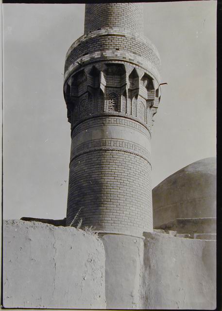 Minaret, detail of balcony