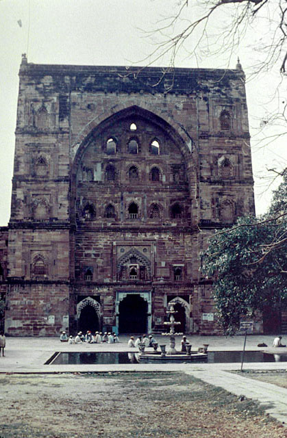 View of the prayer hall portal