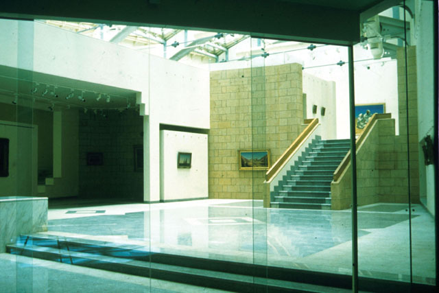 Interior view of main floor gallery