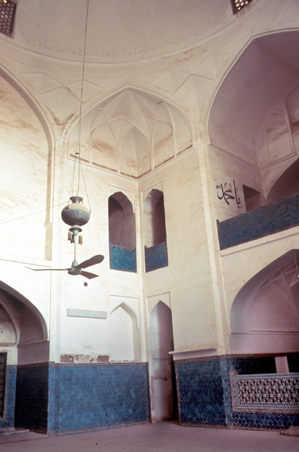Corner detail within the dome chamber