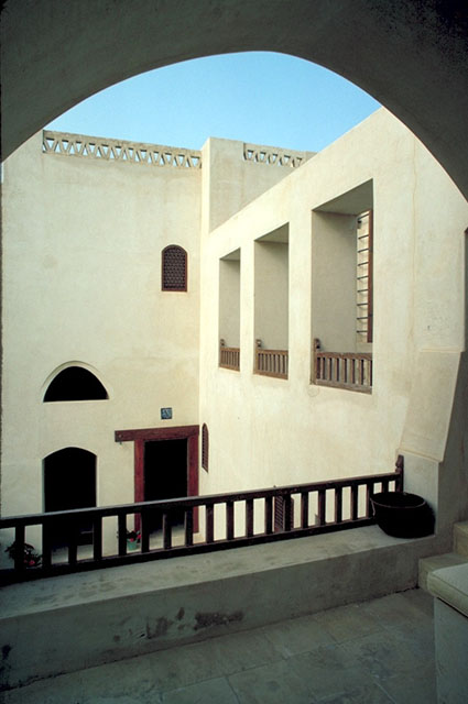 Halawa House - <p>View from second floor balcony to courtyard</p>