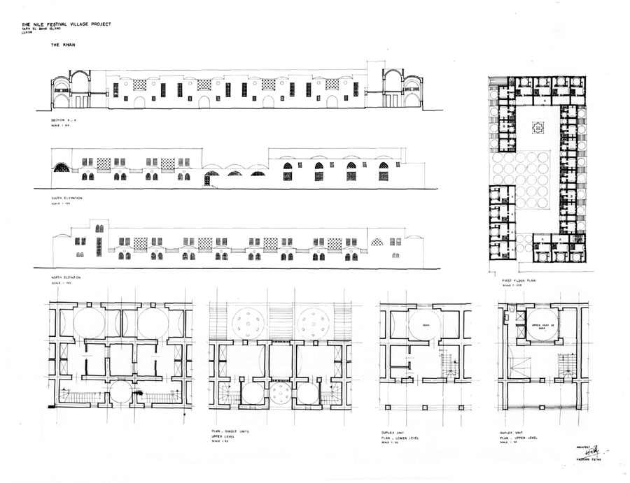 Design drawing: Units plans and Khan drawings