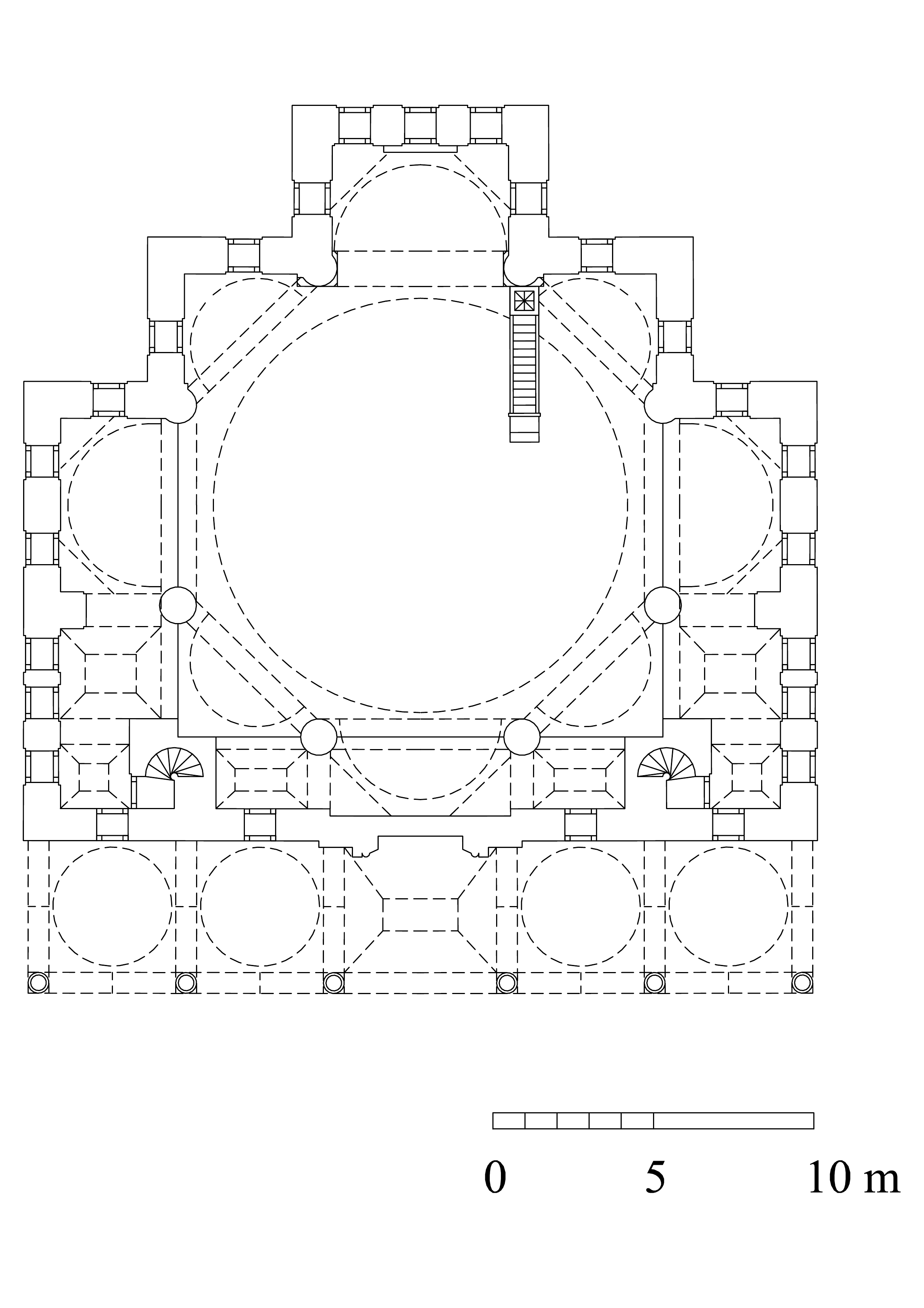 Floor plan of Nisanci Mehmed Pasa Mosque, gallery