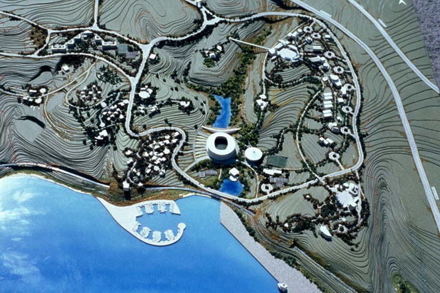 Scale model, campus master plan