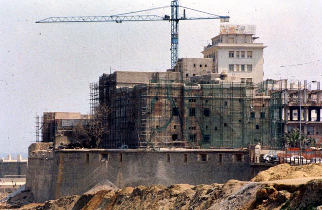 General view to Bastion 23, during restoration