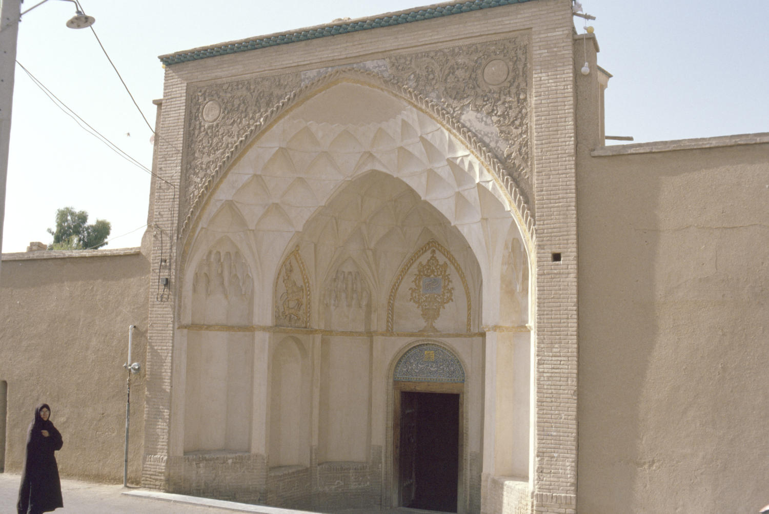 Khanah-i Burujirdi - View of the entrance portal.