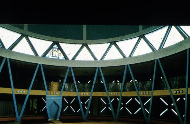 Interior, dome structure