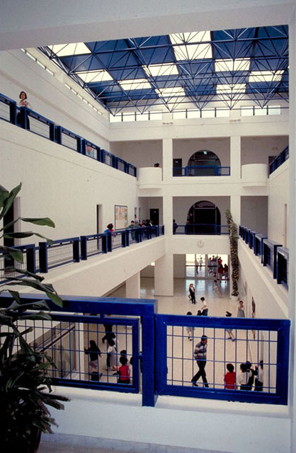 Interior, view along the lobby
