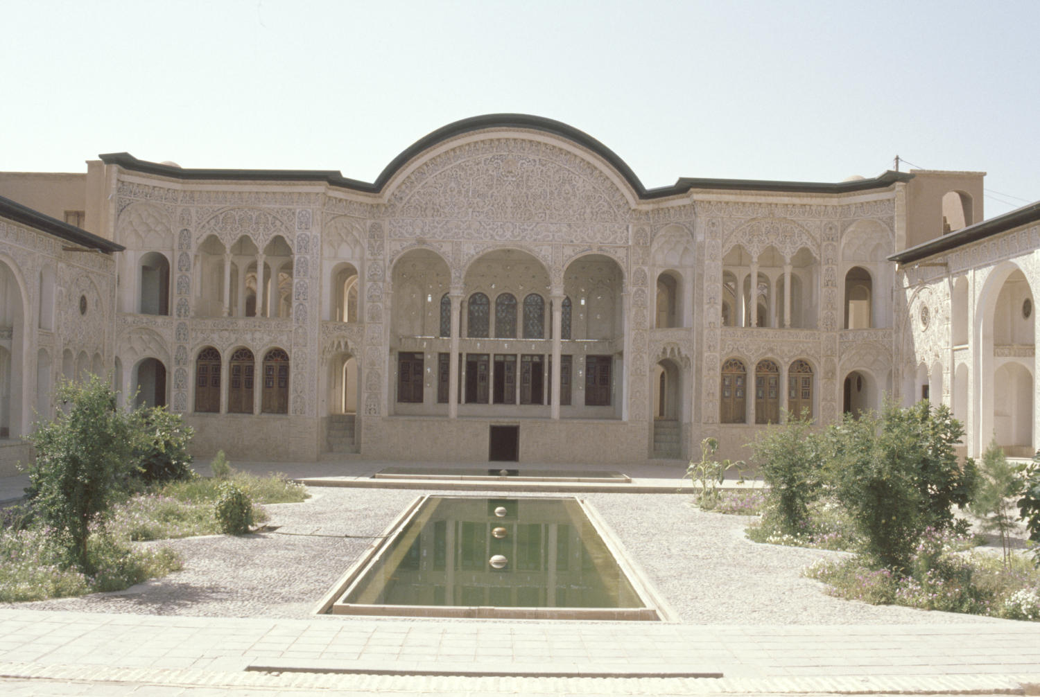 View of the courtyard after restoration.