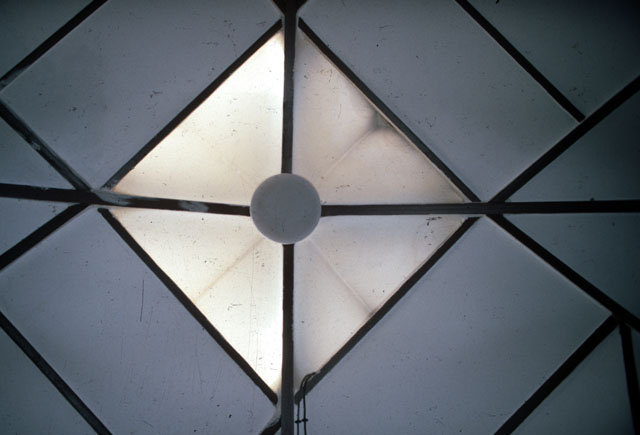 Interior, detail of ceiling