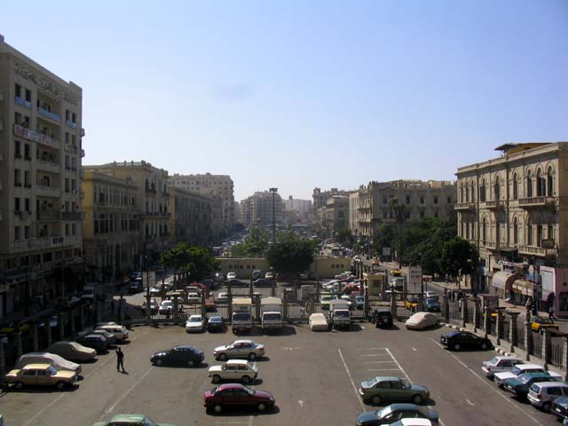 View along the square looking north from where the Alexandria Stock Exchange was situated