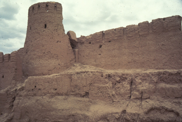 Erosion of the ancient ramparts