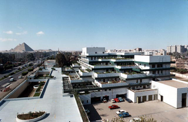 Main view over Pyramid Hospital