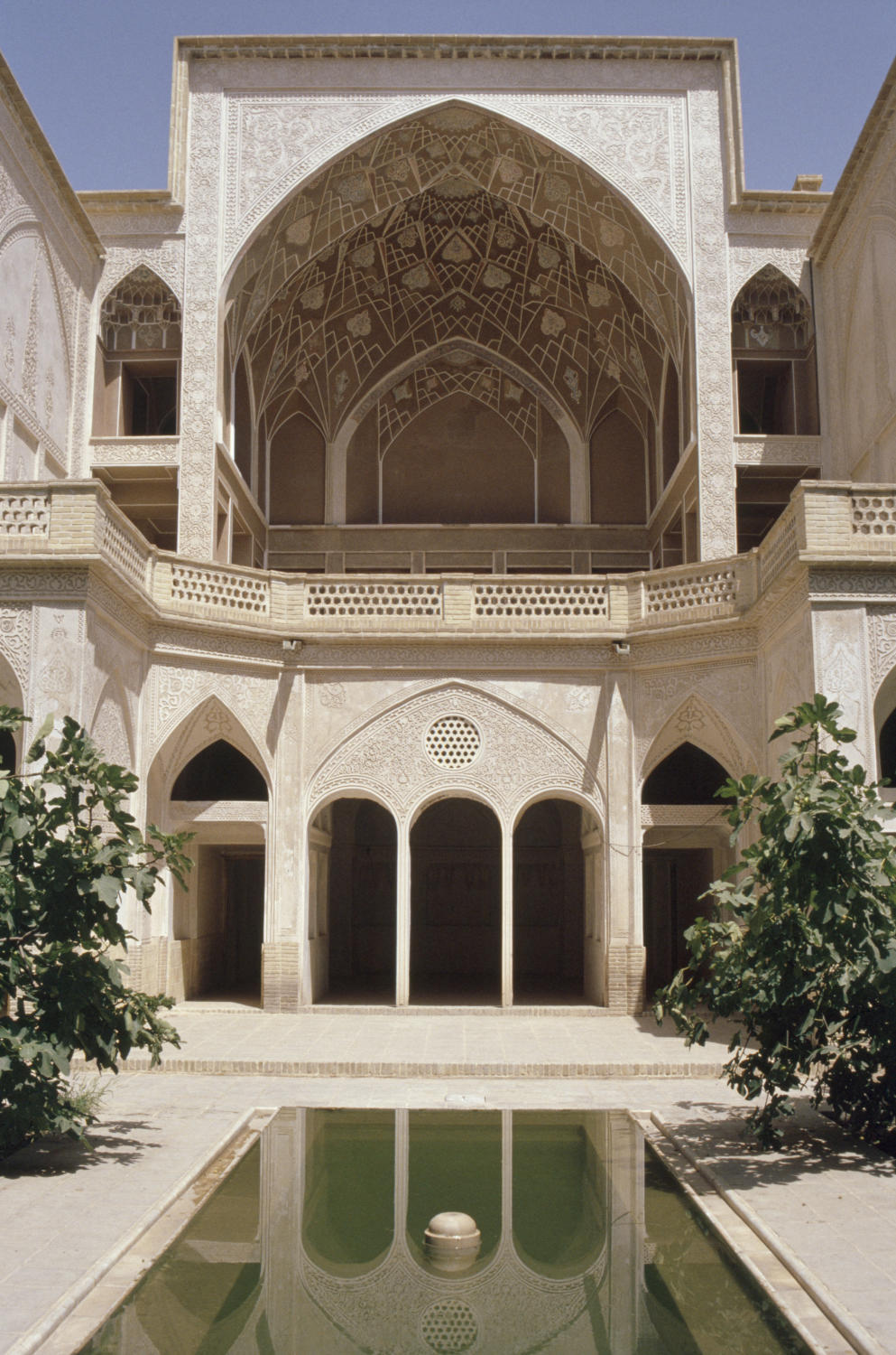 View of the central courtyard, after restoration.