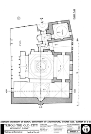 Drawing of the building, based on survey: Floor plan.