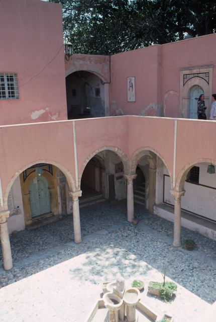 View of interior courtyard
