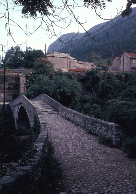 View of the bridge looking south
