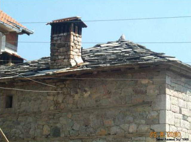 View of chimney and rooftop