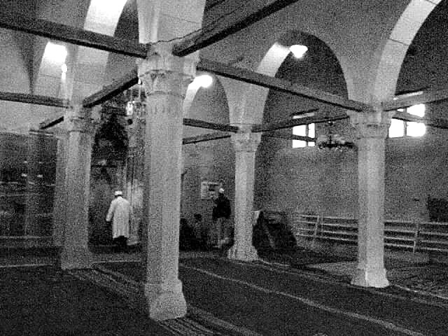 Interior view looking south towards qibla wall