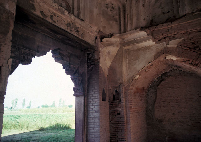 Interior of gateway portal