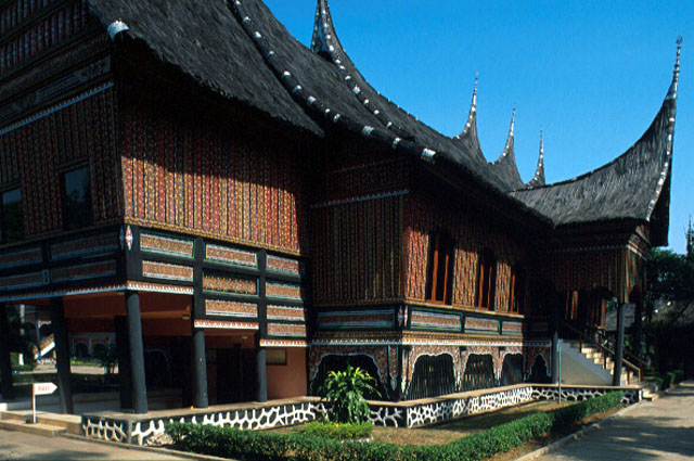 A Minangkabau Great House typical of West Sumatra
