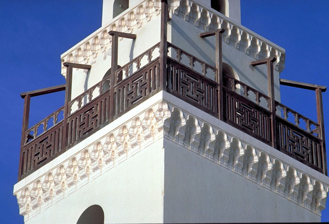Parapet on the minaret
