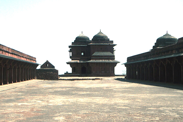 Exterior view from south, of stables and Birbal's House