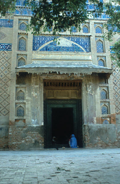 Entrance portal on east façade
