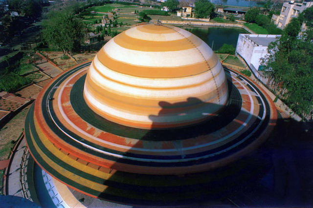 Top view of the planetarium
