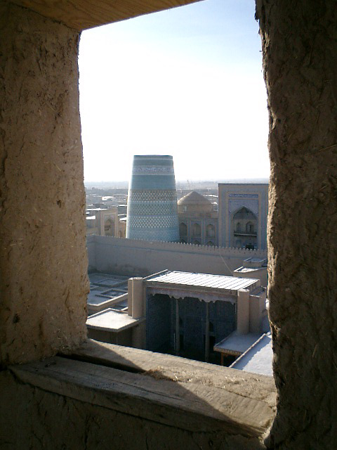 Birds eye view looking south from Kunya Ark's tower