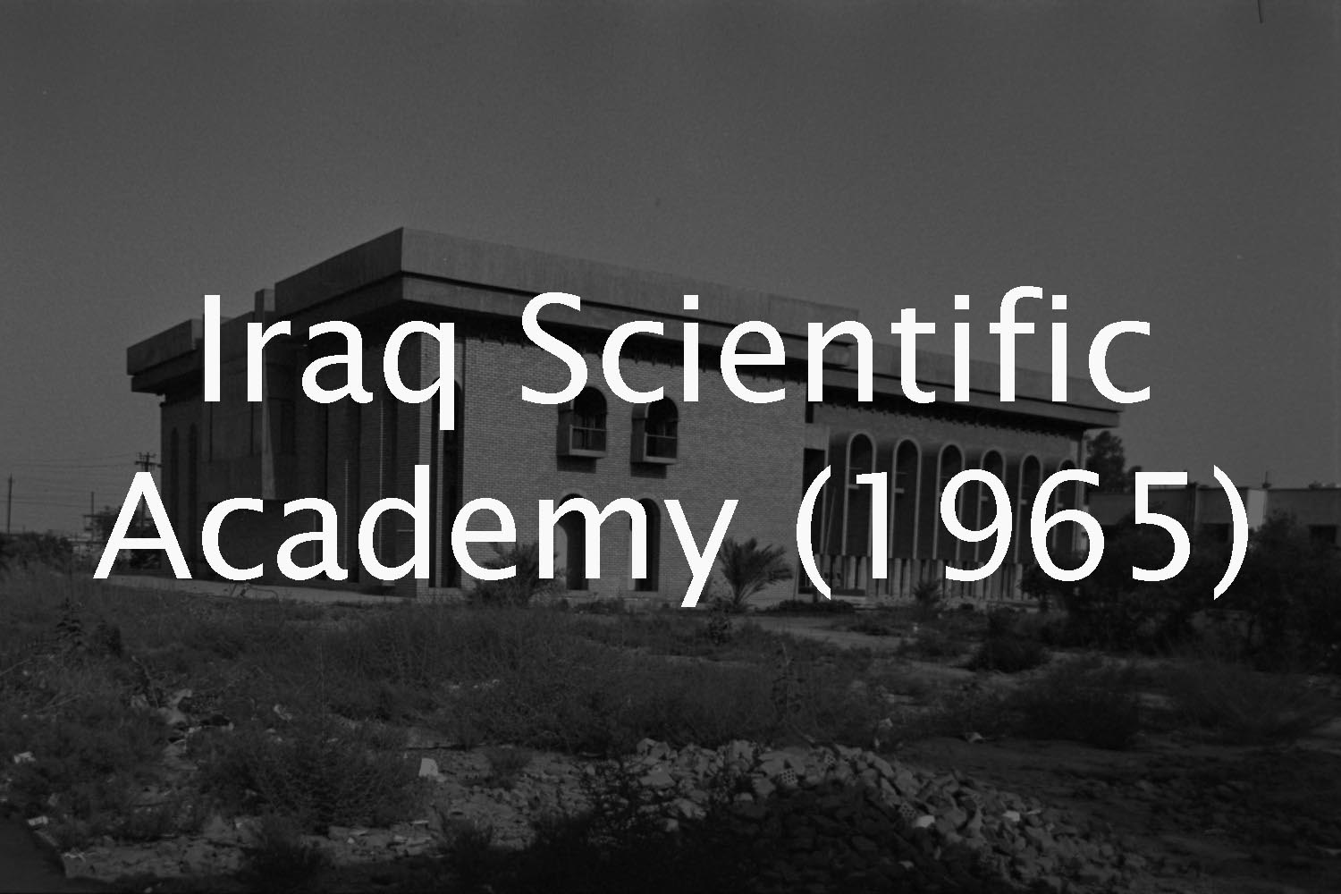 Iraq Scientific Academy (Rifat Chadirji Archive)