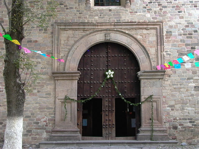 Exterior view of entry portal