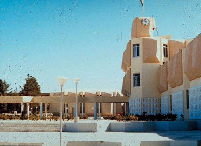 Command and Staff College - View across plaza to watch-tower