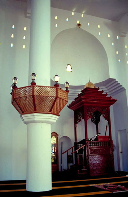 Interior, prayer hall
