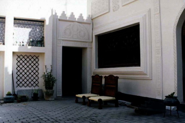 Courtyard, with chairs