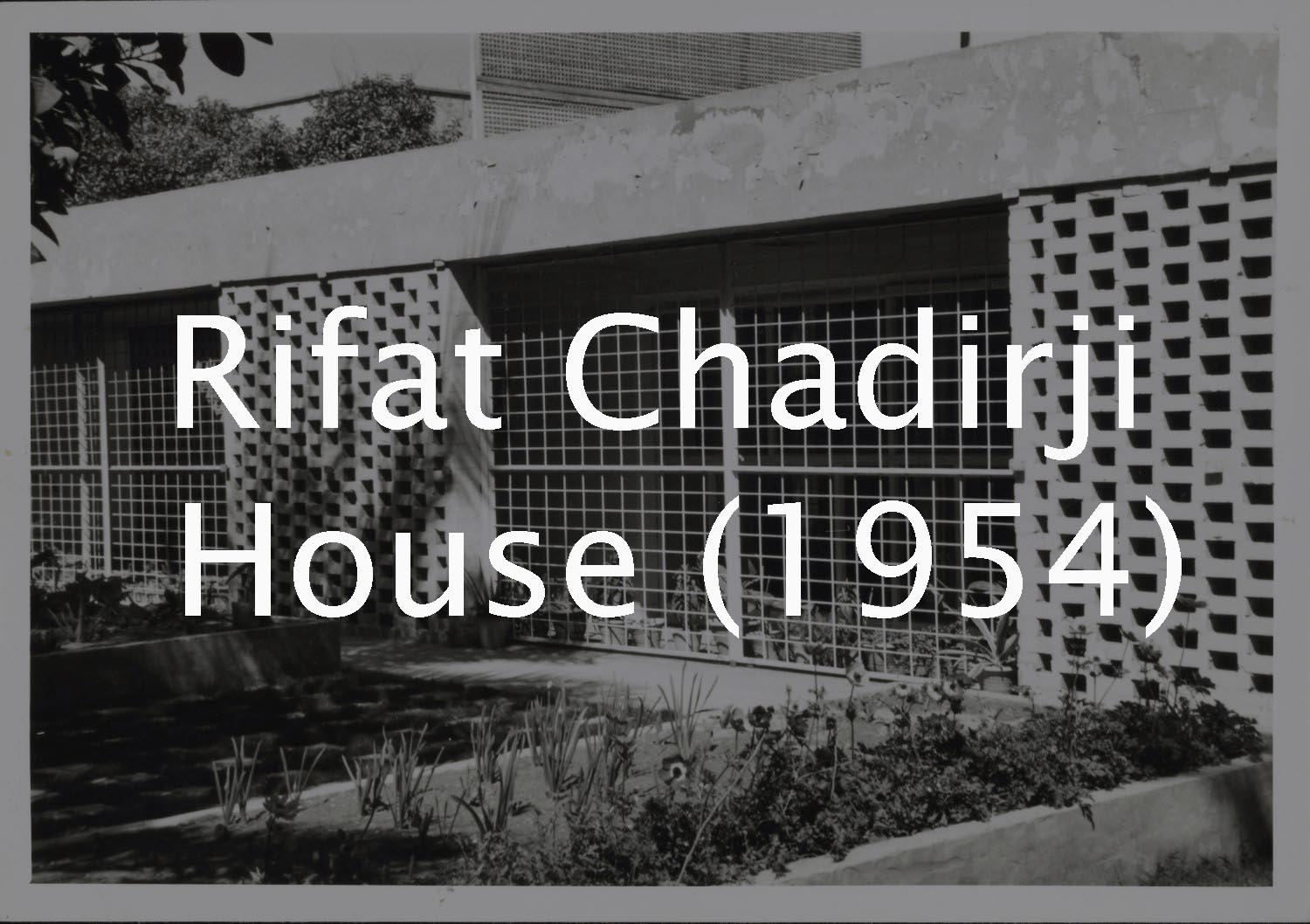 Rifat Chadirji House (Rifat Chadirji Archive)