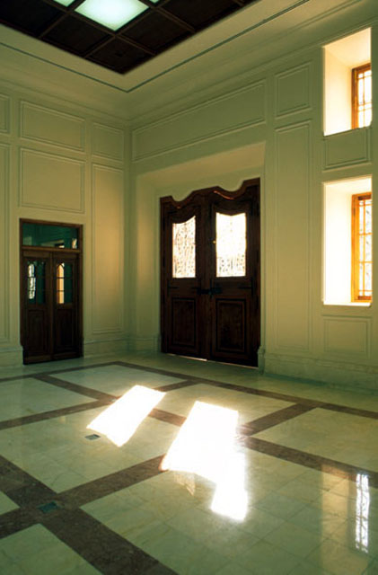 Interior, lobby, after restoration
