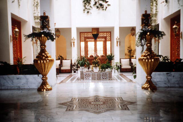 Interior, main lobby