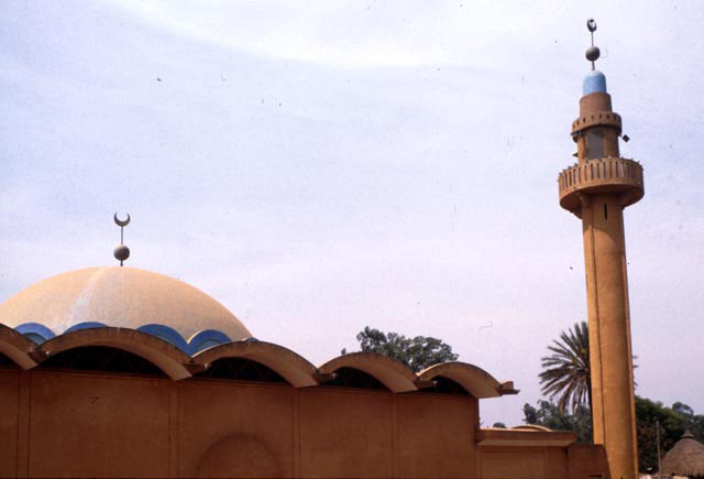 View to minaret and dome