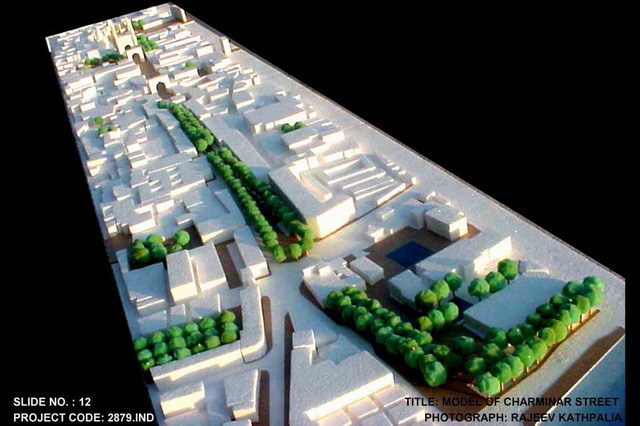 Scale model of Char Minar Street