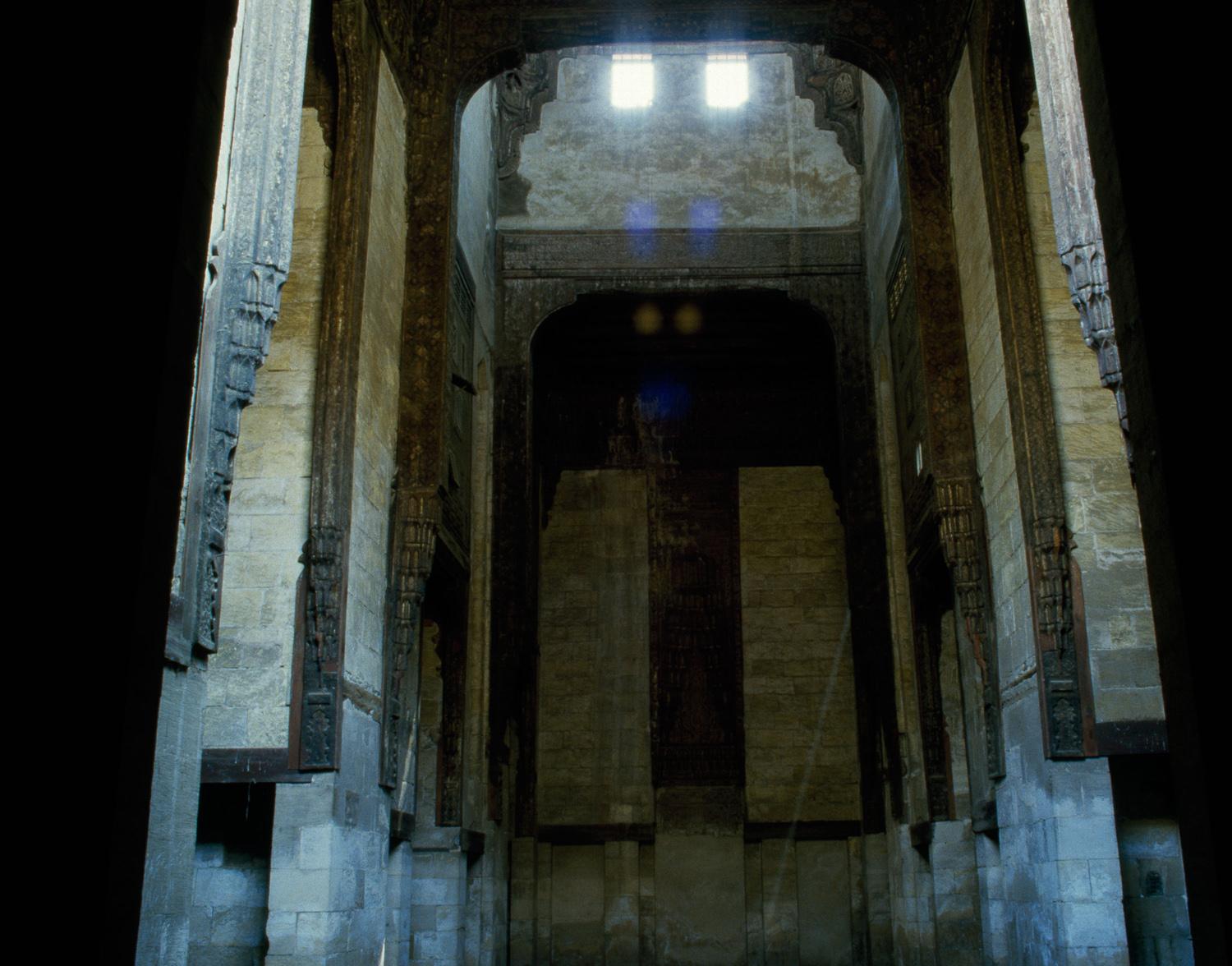 Interior view of central hall (durqa'a) and south iwan