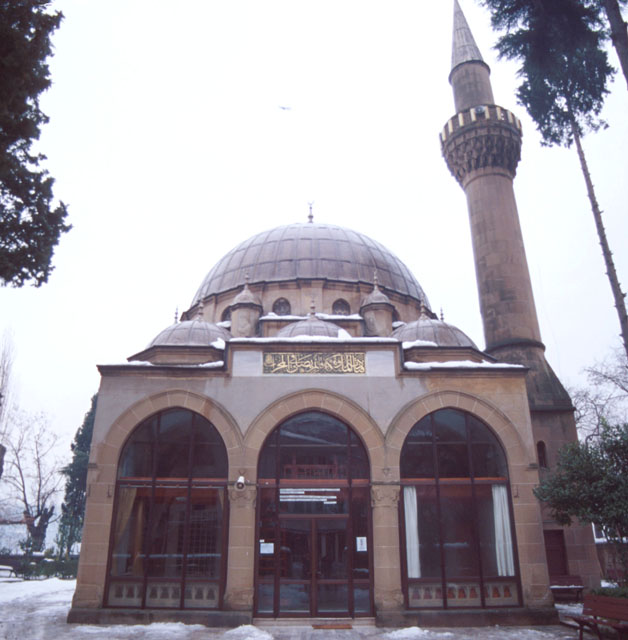Exterior view from northwest, with the waters of the Bosphorus in the background