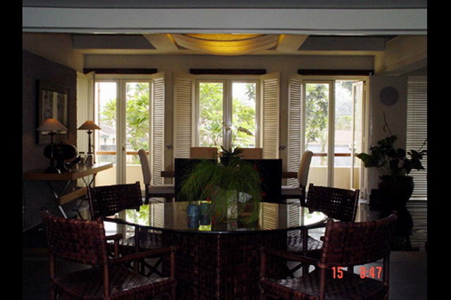 Interior view, dining room
