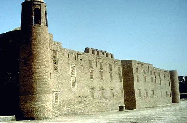 View of the exterior, southern façade