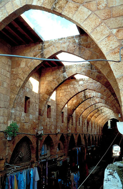 Stone arches after restoration