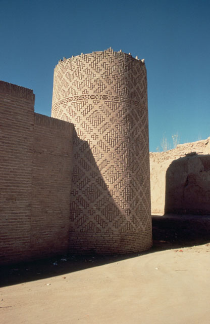 Exterior view of minaret