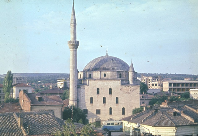 Exterior, mosque and its surroundings