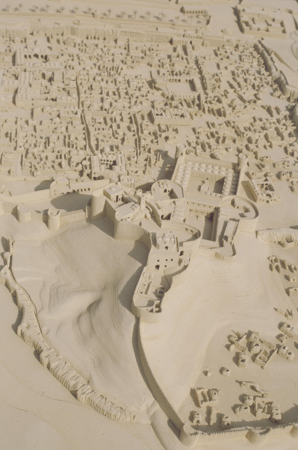 Detail view of a site model.