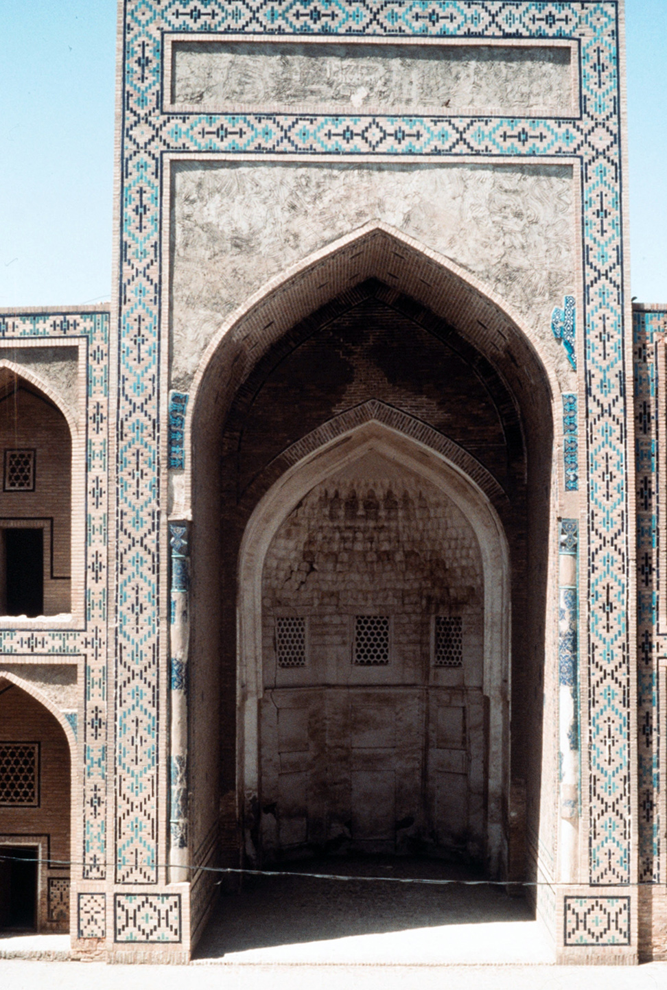 View of mihrab from courtyard