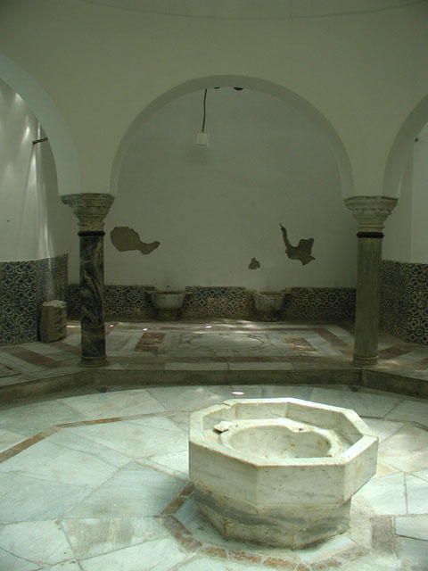 View of the hot room